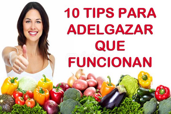 Consejos para adelgazar que funcionan